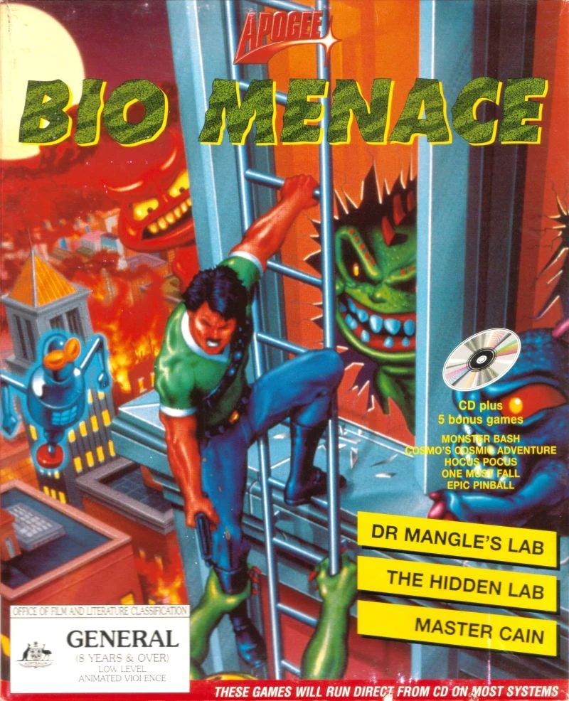 Bio Menace box art