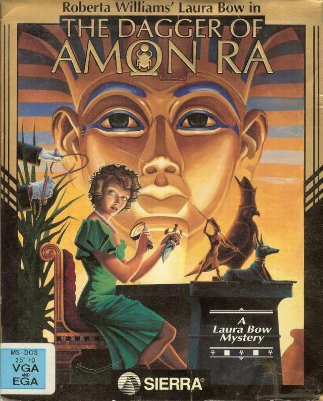 Laura Bow in The Dagger of Amon Ra box art