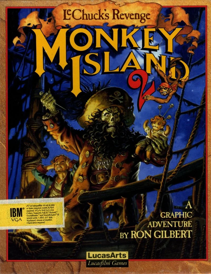 Monkey Island 2: LeChuck's Revenge box art