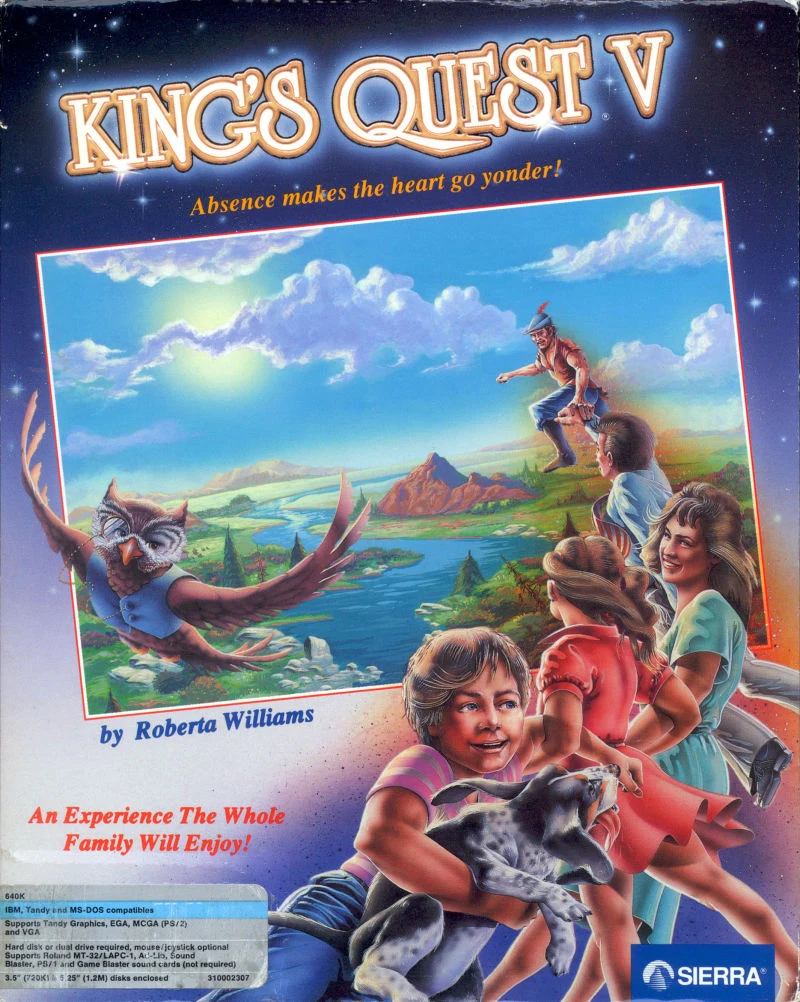 King's Quest V: Absence Makes the Heart Go Yonder! box art
