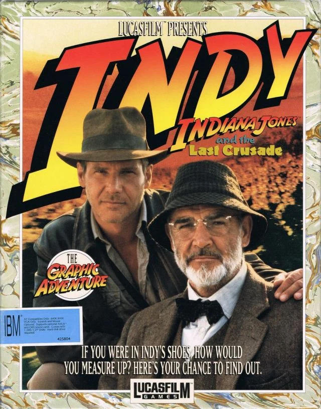 Indiana Jones and the Last Crusade box art