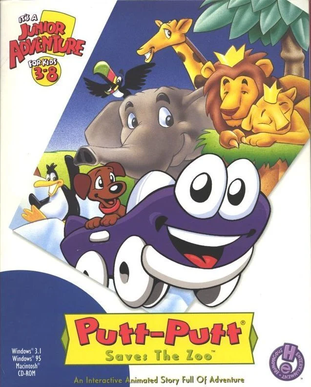 Putt-Putt Saves the Zoo box art