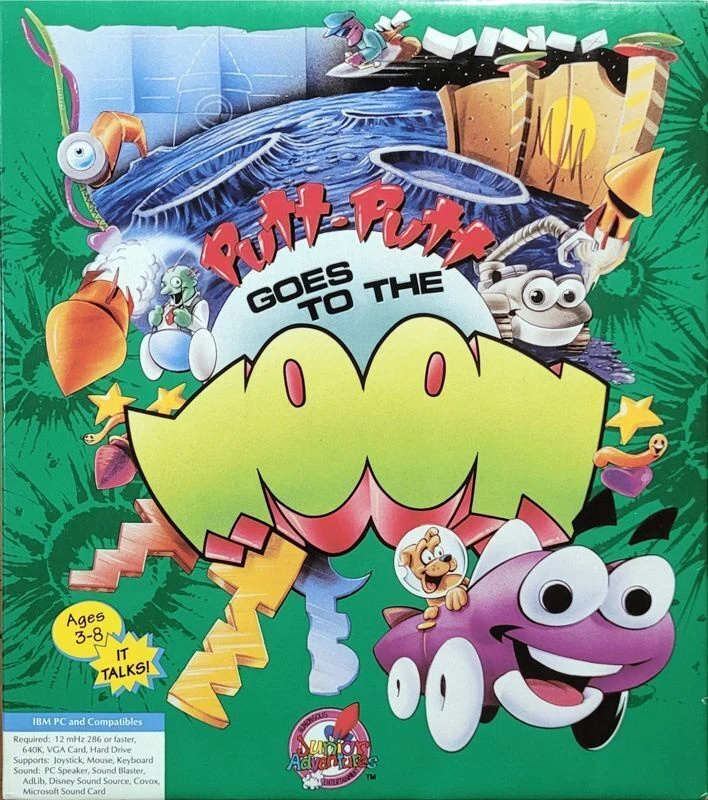 Putt-Putt Goes to the Moon box art
