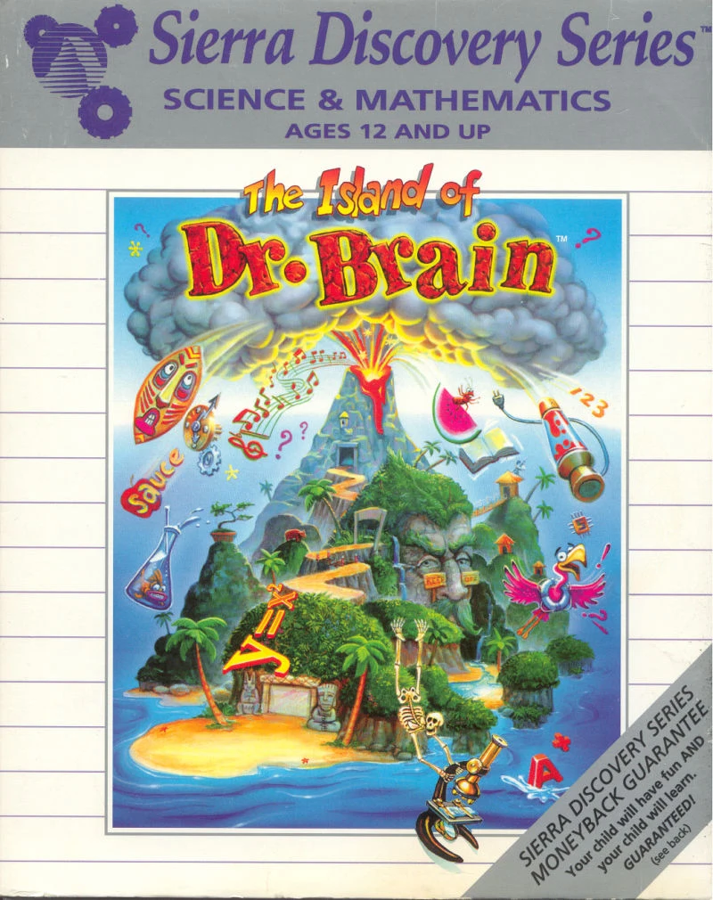 The Island of Dr. Brain box art