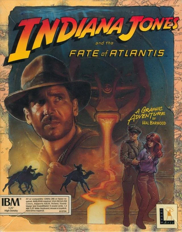 Indiana Jones and the Fate of Atlantis box art