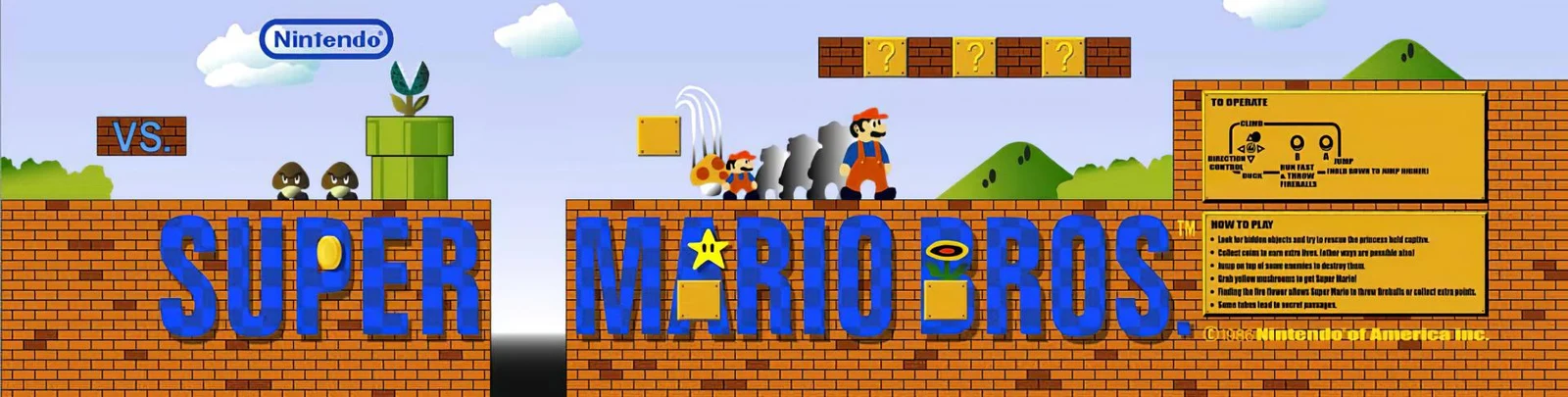 Vs. Super Mario Bros. box art