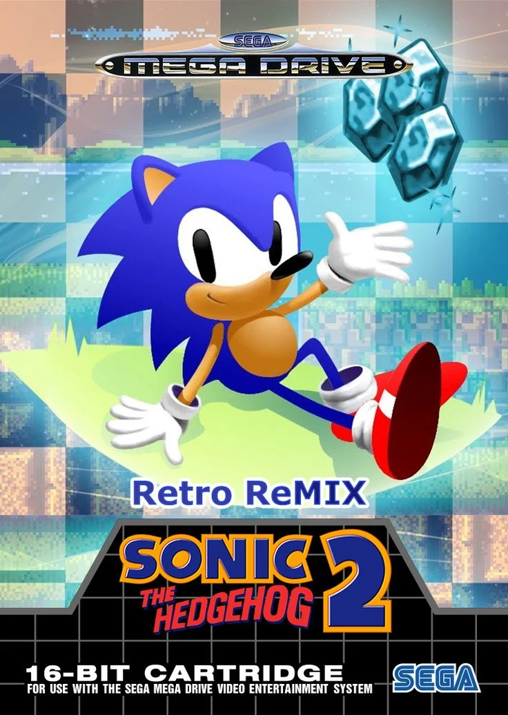 Sonic 2 Retro Remix box art