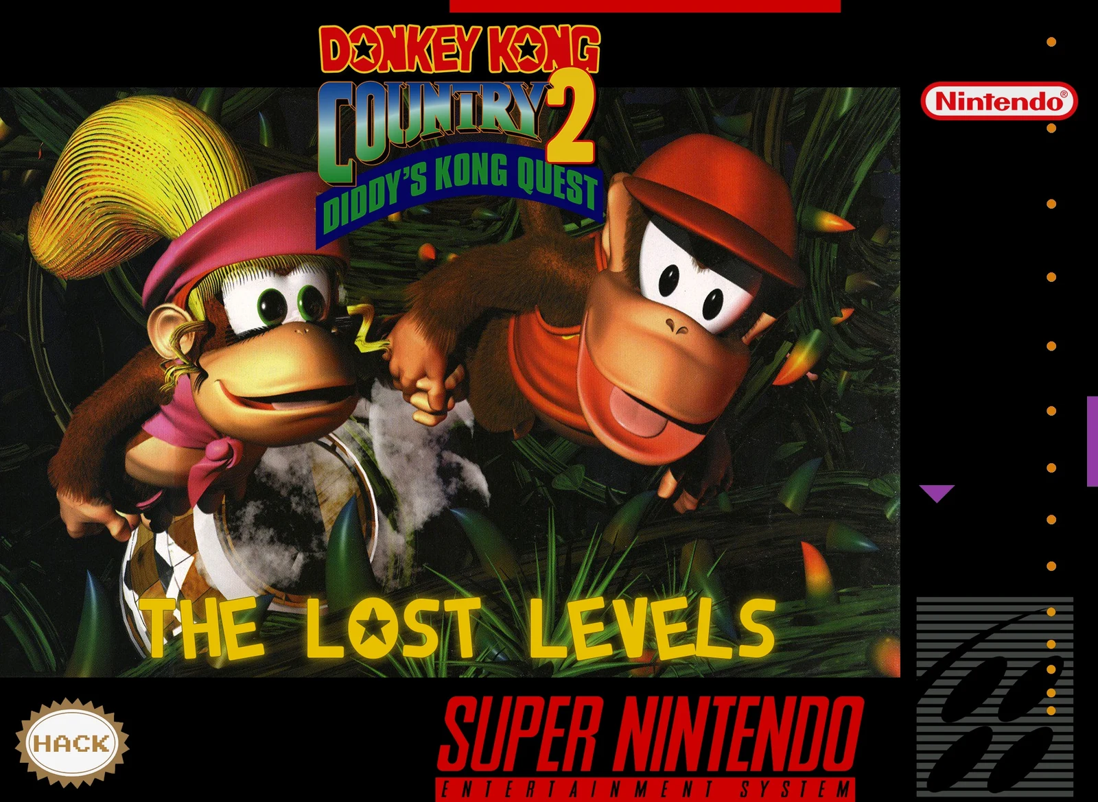 Donkey Kong Country 2: The Lost Levels box art