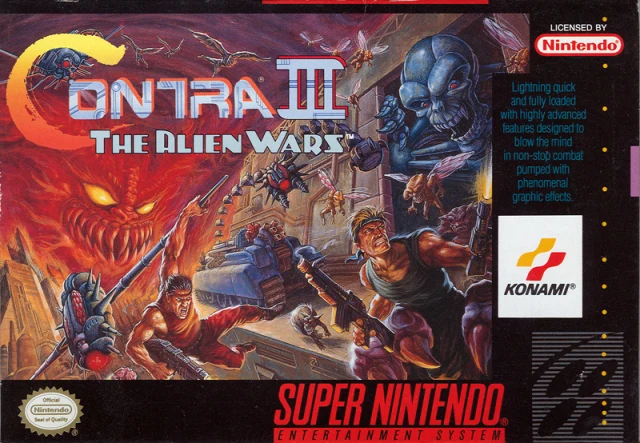 Contra III: The Alien Wars box art
