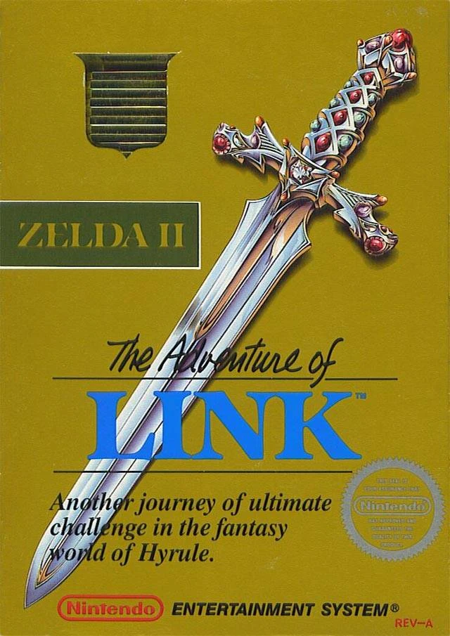 Zelda II: The Adventure of Link box art