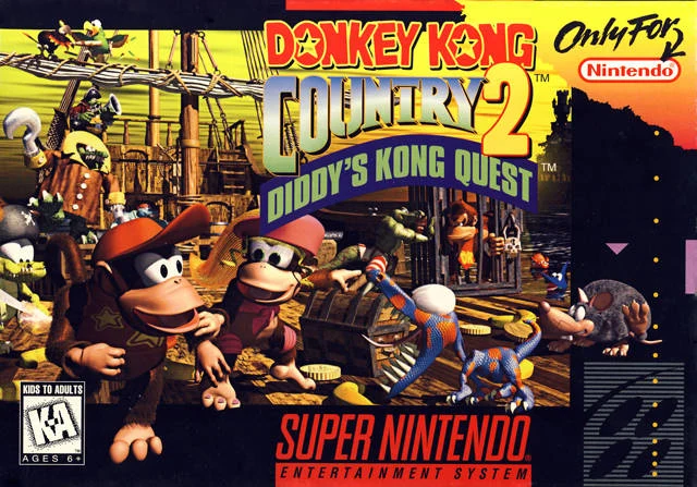 Donkey Kong Country 2: Diddy's Kong Quest box art