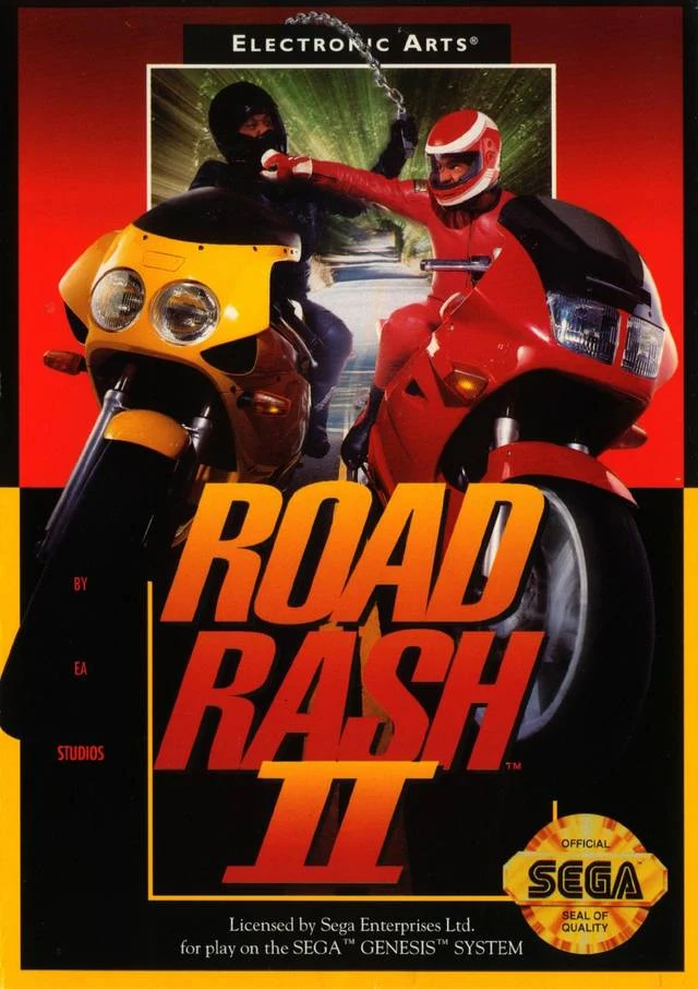 Road Rash 2 box art