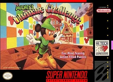 Mickey's Ultimate Challenge box art