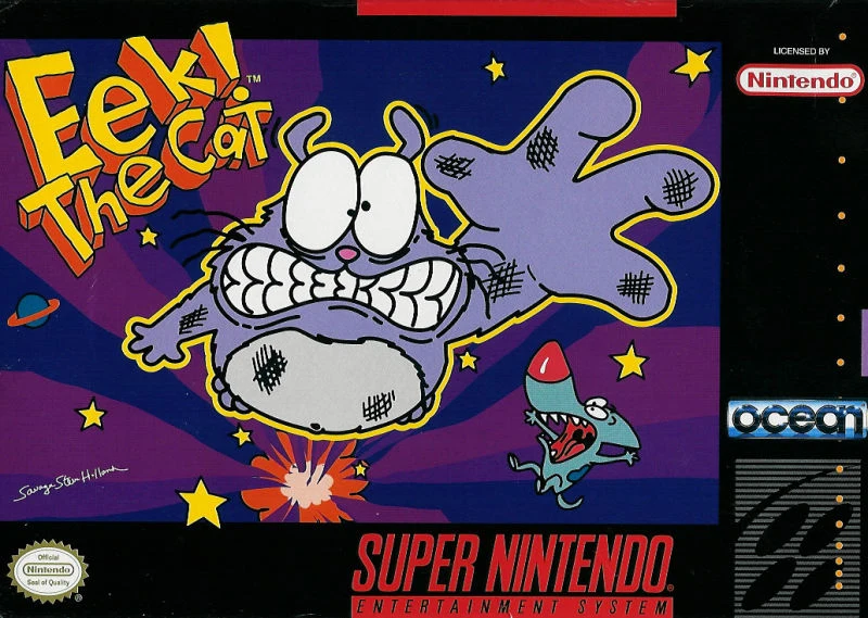 Eek! The Cat box art
