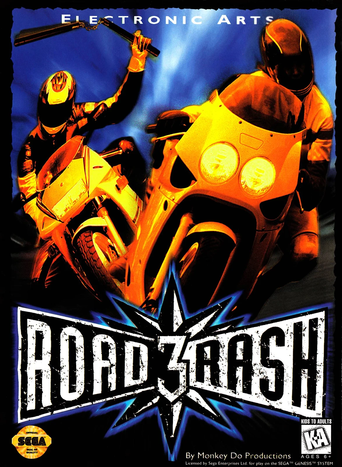 Road Rash 3: Tour De Force box art