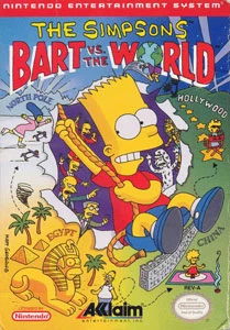 The Simpsons: Bart vs. the World box art