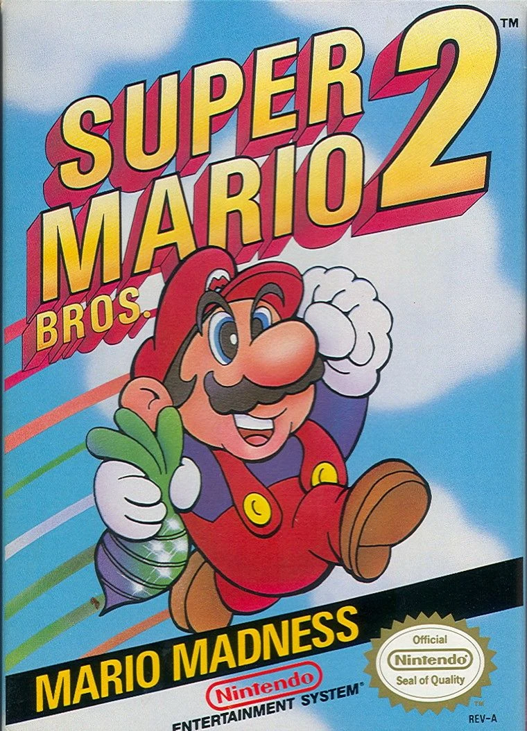 Super Mario Bros. 2 box art