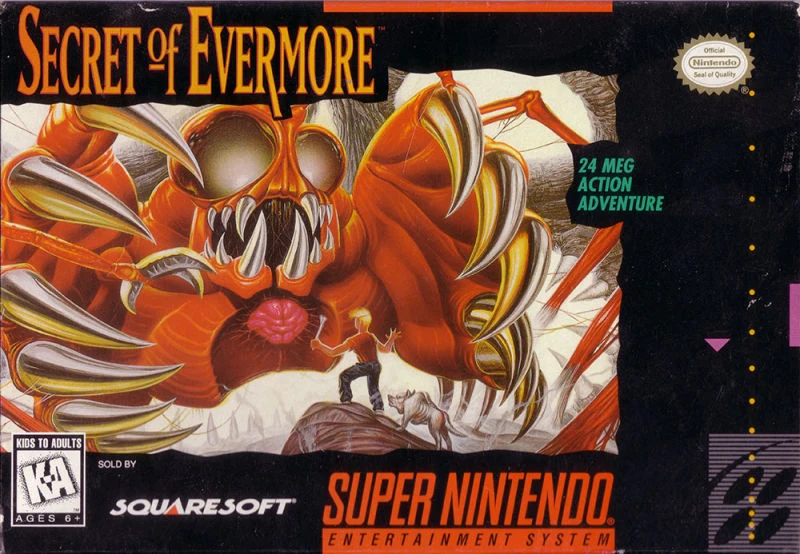 Secret of Evermore box art