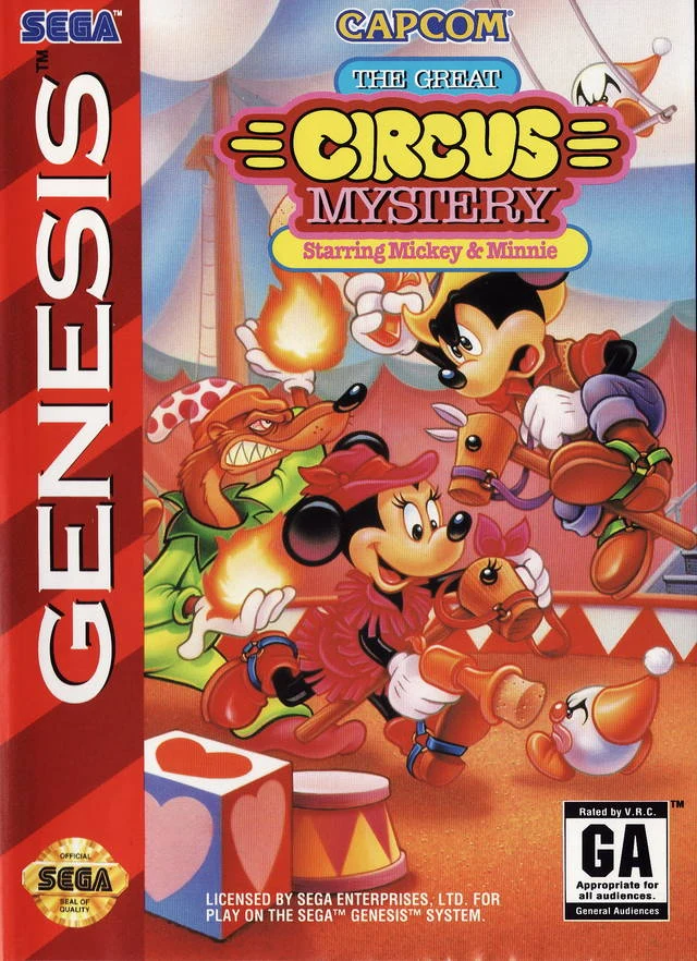 The Great Circus Mystery Starring Mickey & Minnie box art
