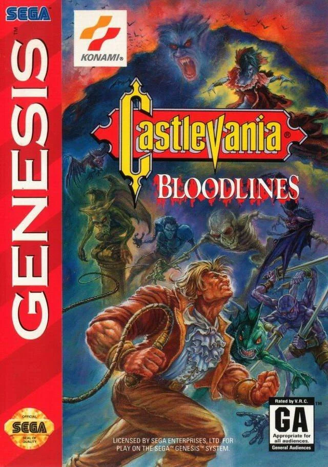 Castlevania: Bloodlines box art