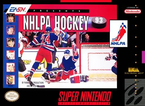 NHLPA Hockey '93 box art