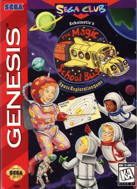 Scholastic's The Magic School Bus: Space Exploration box art