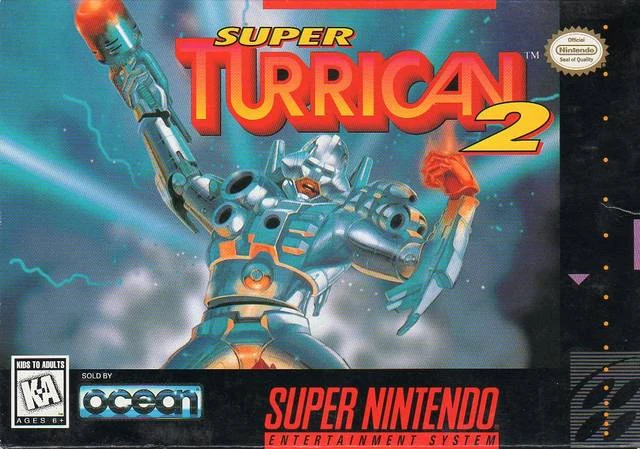 Super Turrican 2 box art