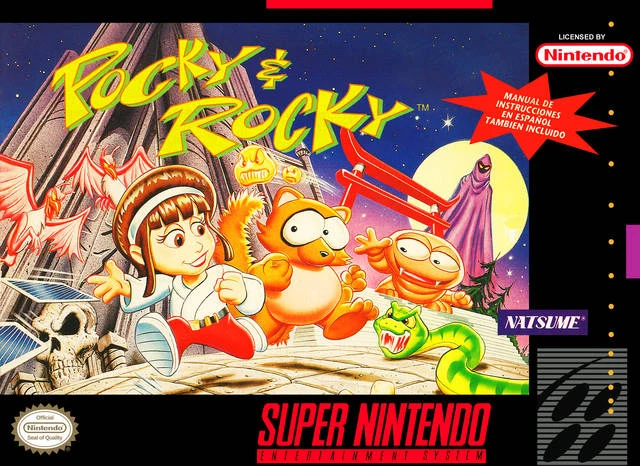 Pocky & Rocky box art