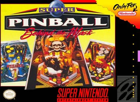Super Pinball: Behind the Mask box art