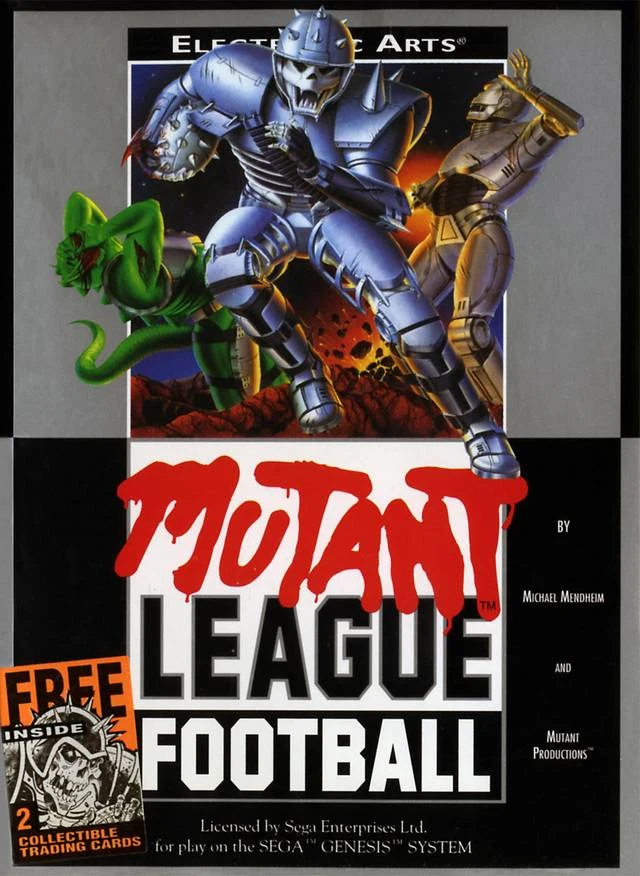 Mutant League Football box art
