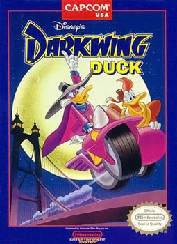 Disney's Darkwing Duck box art