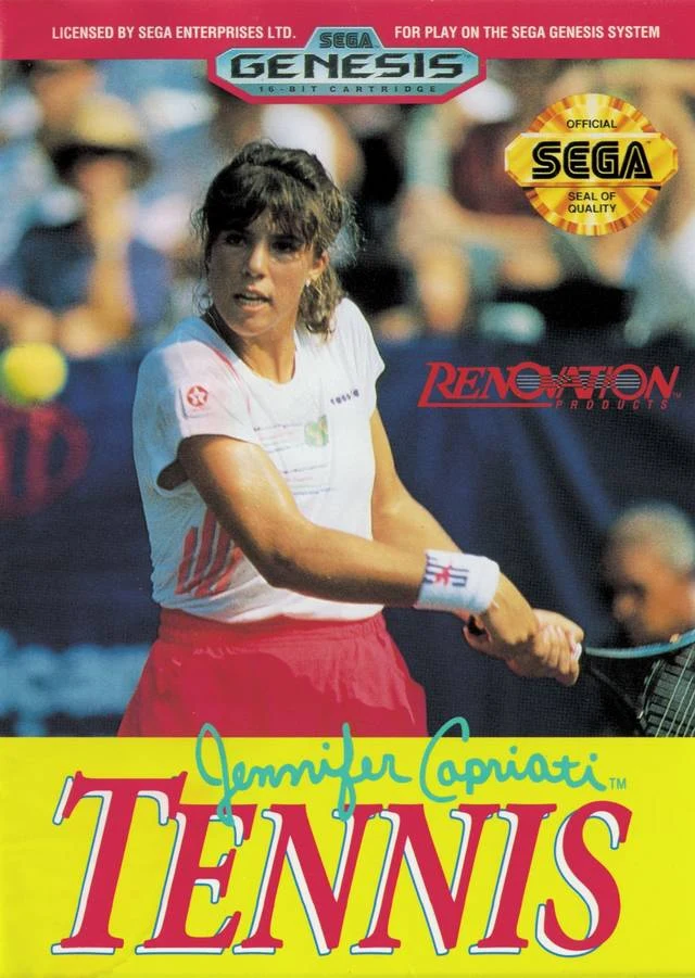 Jennifer Capriati Tennis box art