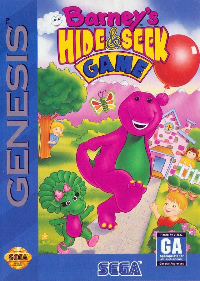 Barney's Hide & Seek Game box art