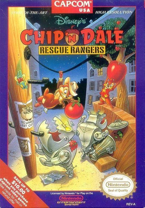 Disney's Chip 'n Dale: Rescue Rangers box art