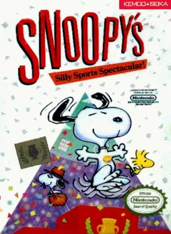 Snoopy's Silly Sports Spectacular! box art