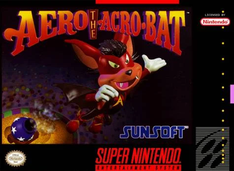 Aero the Acro-Bat box art