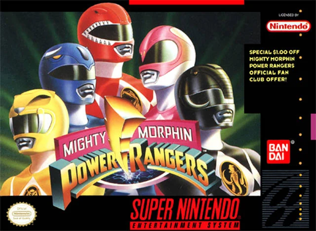 Mighty Morphin Power Rangers box art