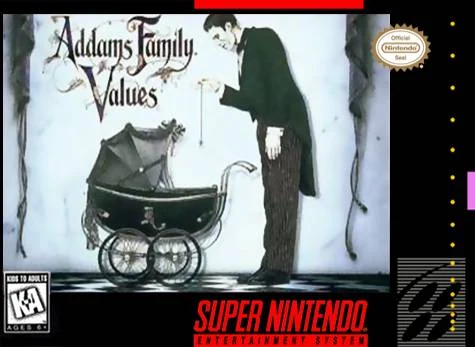 Addams Family Values box art