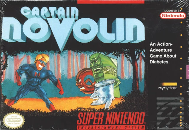 Captain Novolin box art