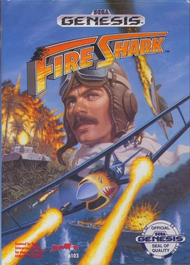Fire Shark box art