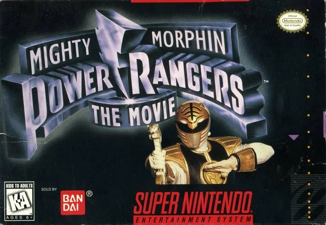Mighty Morphin Power Rangers: The Movie box art