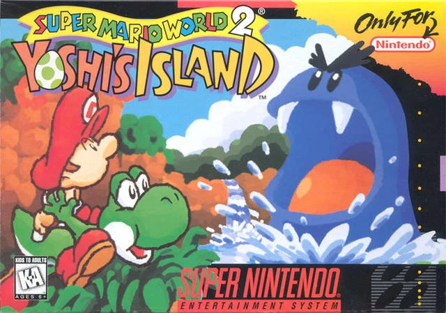 Super Mario World 2: Yoshi's Island box art