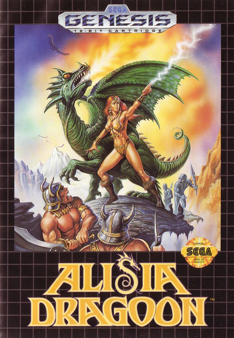 Alisia Dragoon box art