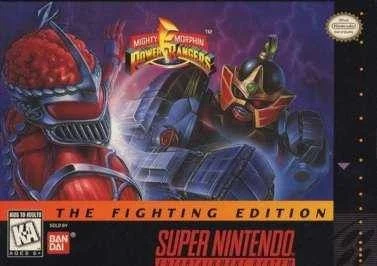 Mighty Morphin Power Rangers: The Fighting Edition box art