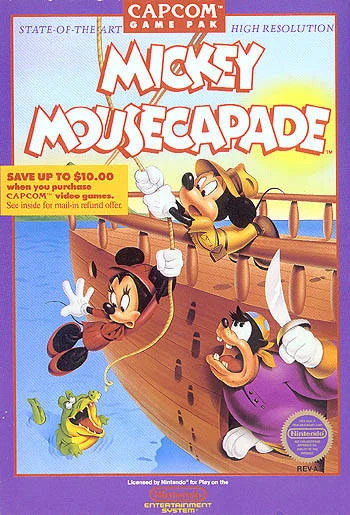 Mickey Mousecapade box art
