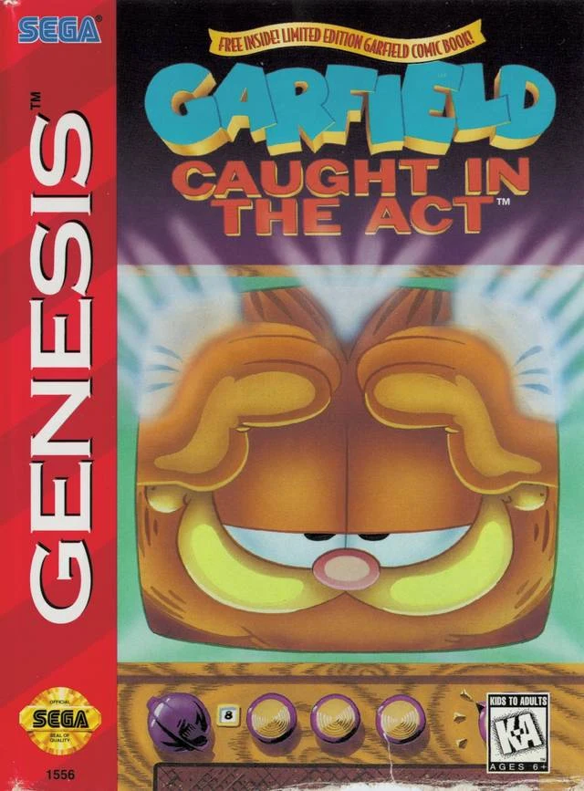 Garfield: Caught in the Act box art