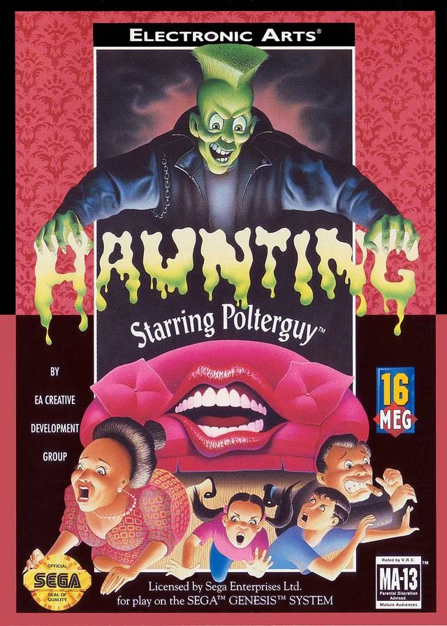 Haunting Starring Polterguy box art