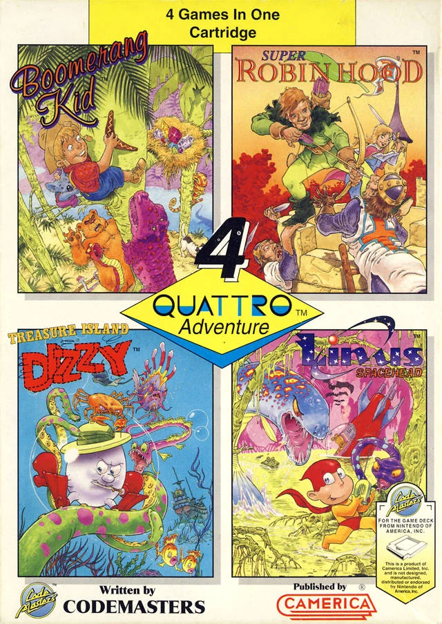 Quattro Adventure box art