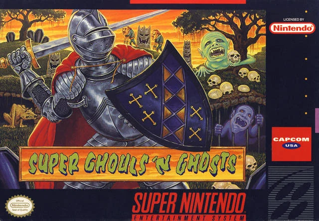 Super Ghouls ‘N Ghosts box art