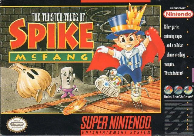 The Twisted Tales of Spike McFang box art